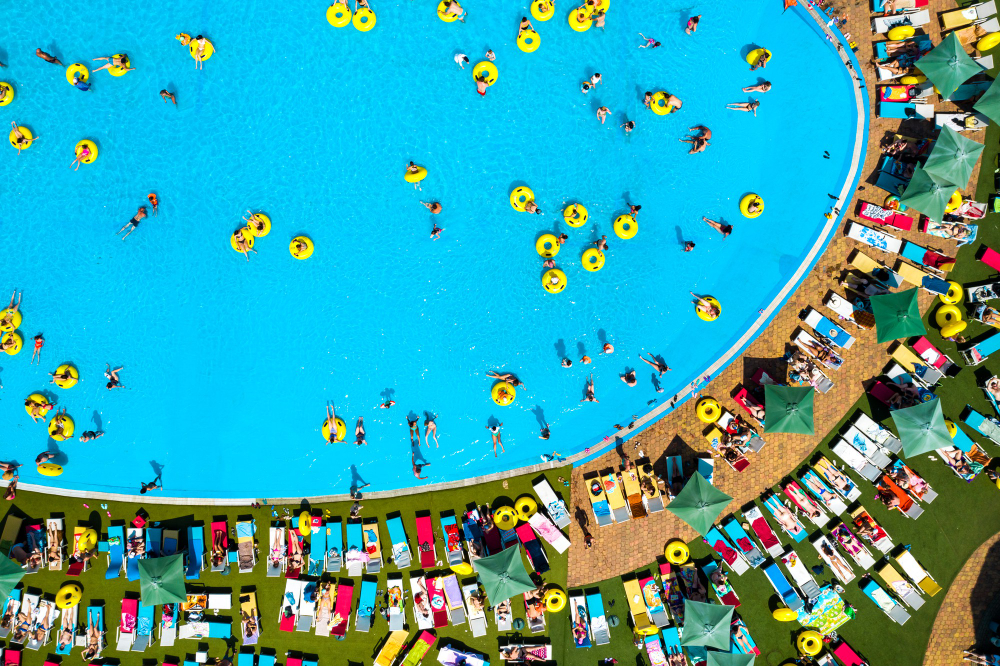 relaxare piscina copii